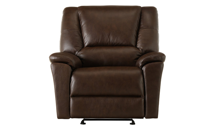 Perfect Match Plush Leather Power Recliner